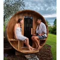 ArcTherm ShingleWrap Barrel Sauna — product view 3